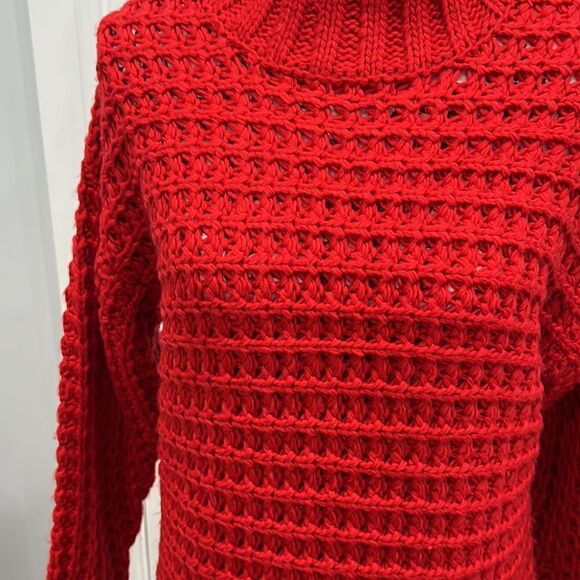 Skye’s The Limit woman’s red knitted turtleneck sweater, size XL - Picture 4 of 9